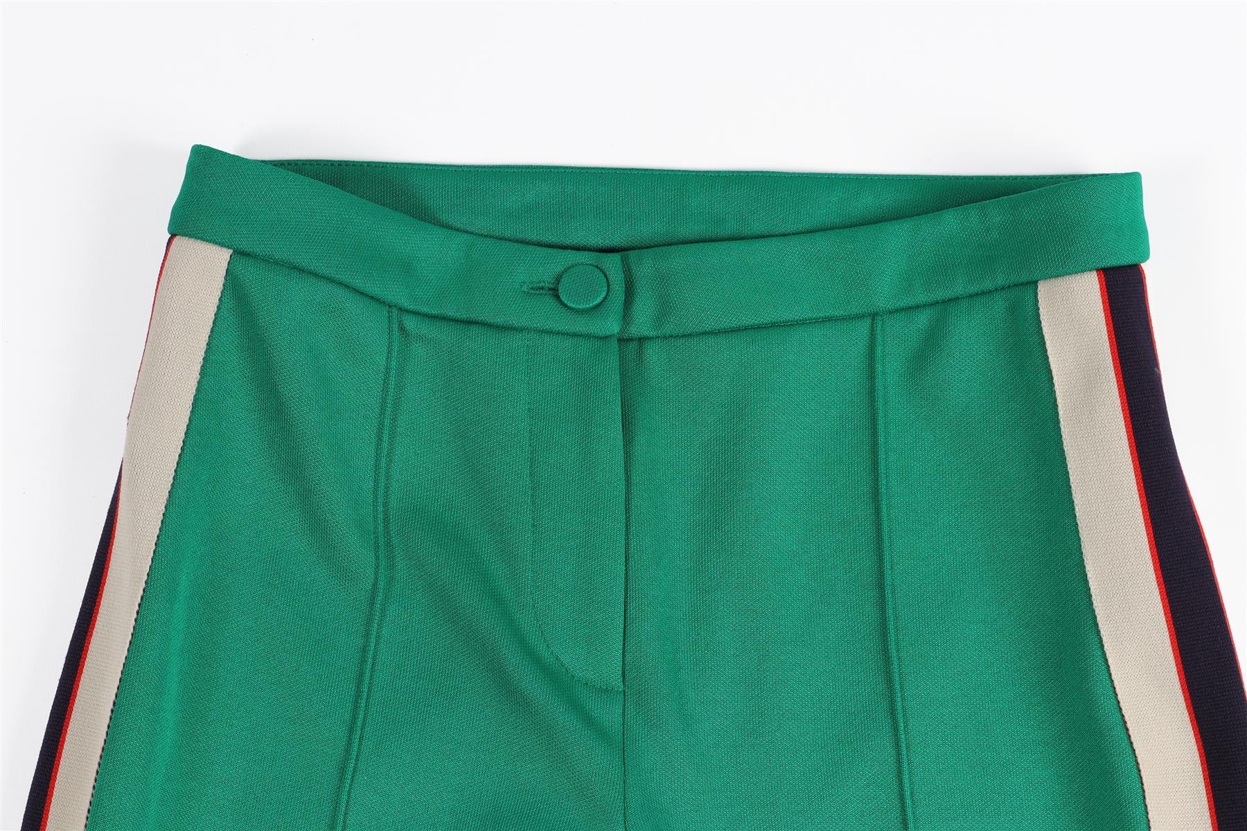 GUCCI GREEN JERSEY STIRRUP LEGGINGS XXSMALL - Image 3