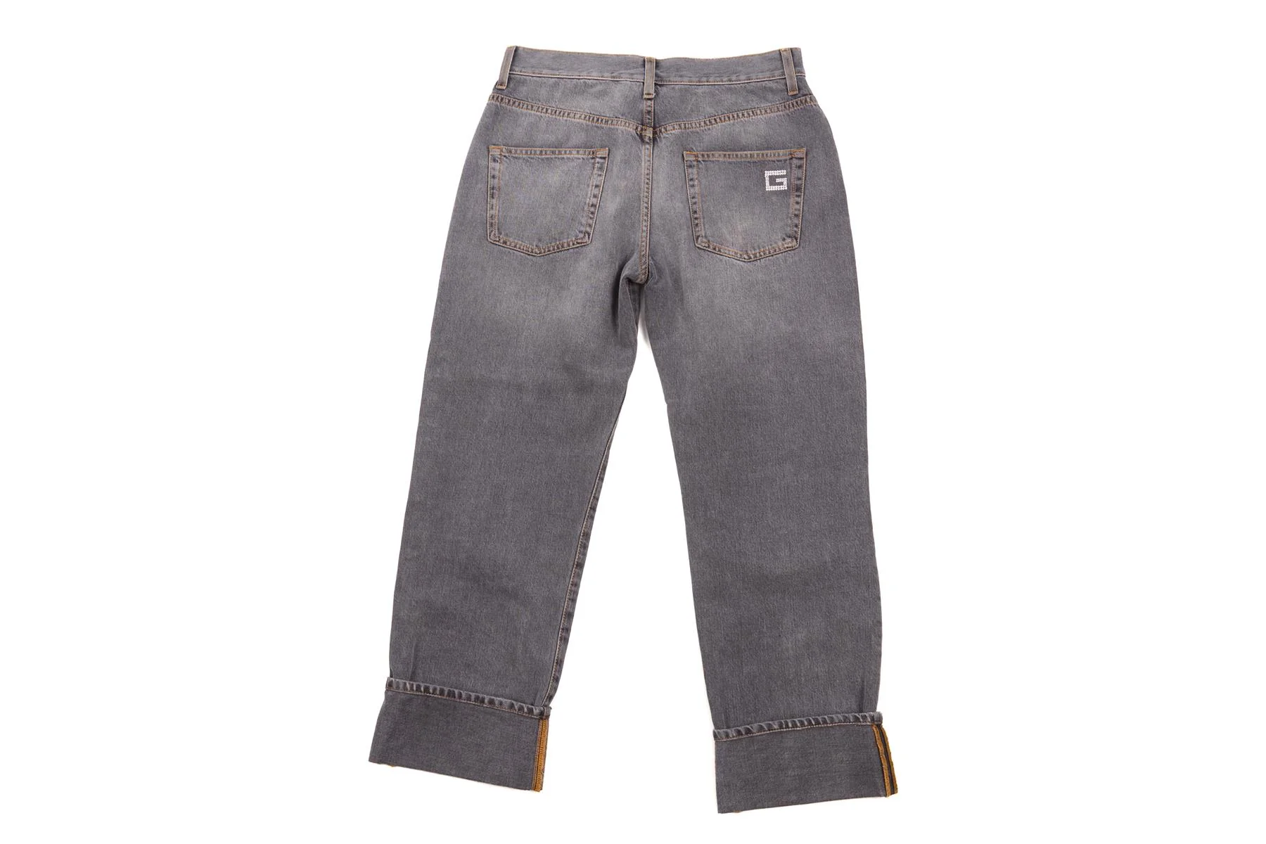 GUCCI GREY HIGH RISE STRAIGHT LEG JEANS W28 - Image 4