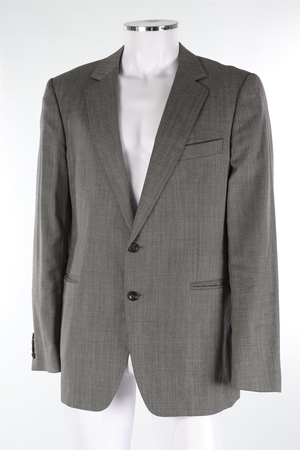GUCCI GREY MEN'S WOOL BLAZER IT 54 UK 44 - Image 2