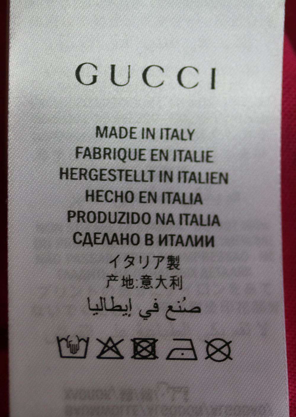 GUCCI GUCCY PRINT JERSEY T-SHIRT XSMALL - Image 7