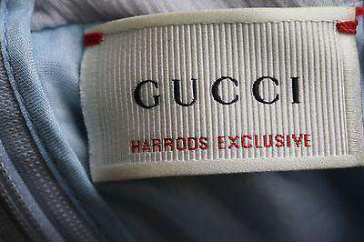GUCCI HARRODS EXCLUSIVE BABY GIRLS BLUE SILK CHIFFON BUTTERFLY DRESS 4 YEARS - Image 4