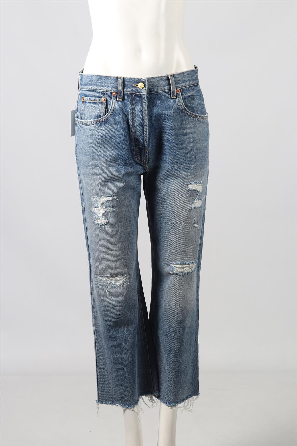 GUCCI HIGH RISE STRAIGHT LEG JEANS XLARGE - Image 2