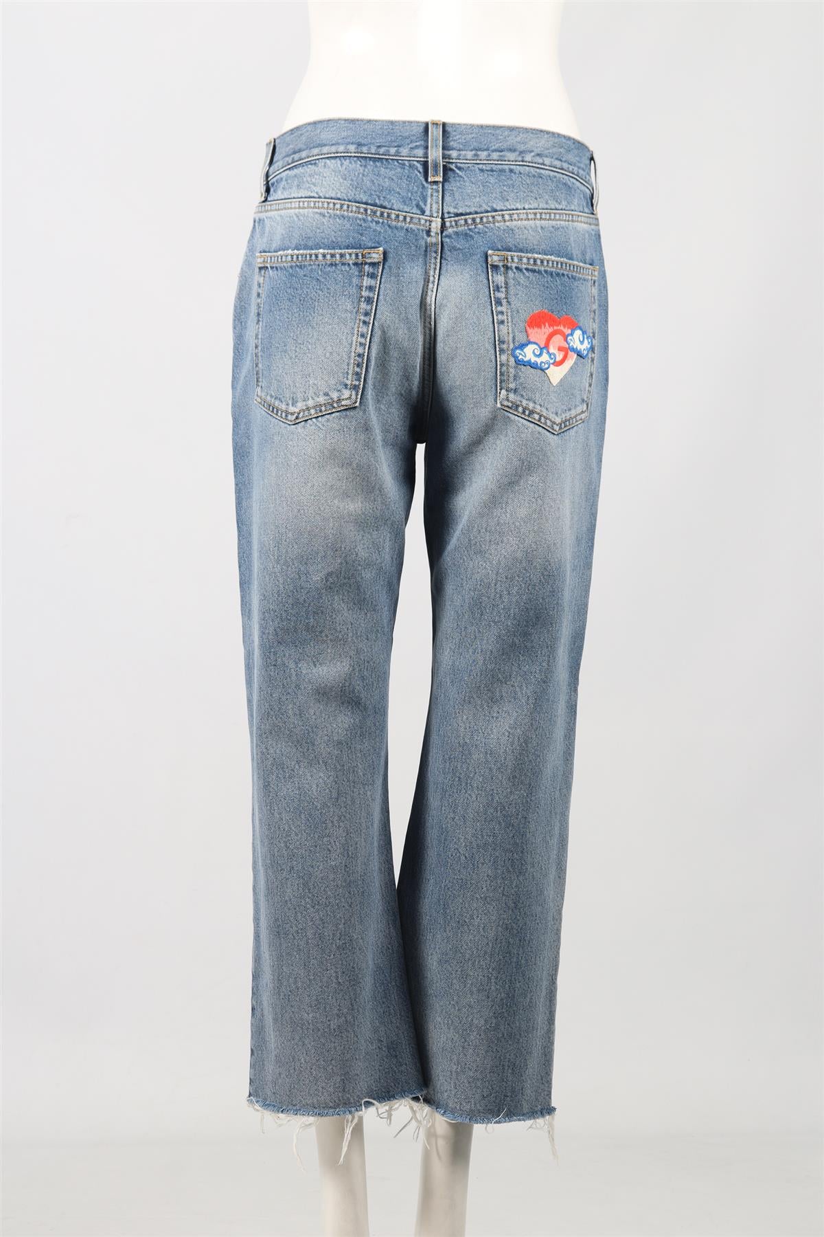 GUCCI HIGH RISE STRAIGHT LEG JEANS XLARGE - Image 4