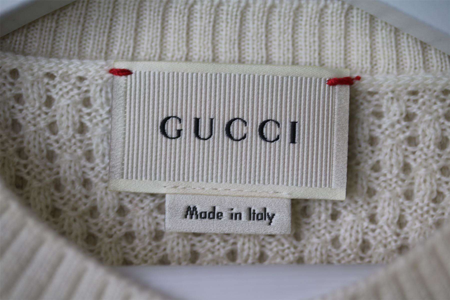 GUCCI IVORY WOOL CARDIGAN 36 MONTHS - Image 3