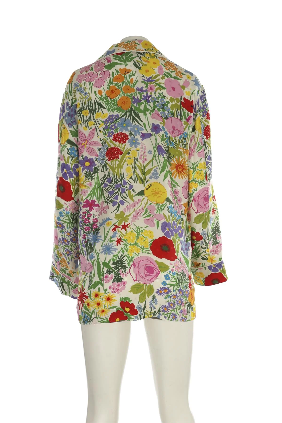 GUCCI + KEN SCOTT MULTI SILK SHIRT SMALL - Image 4