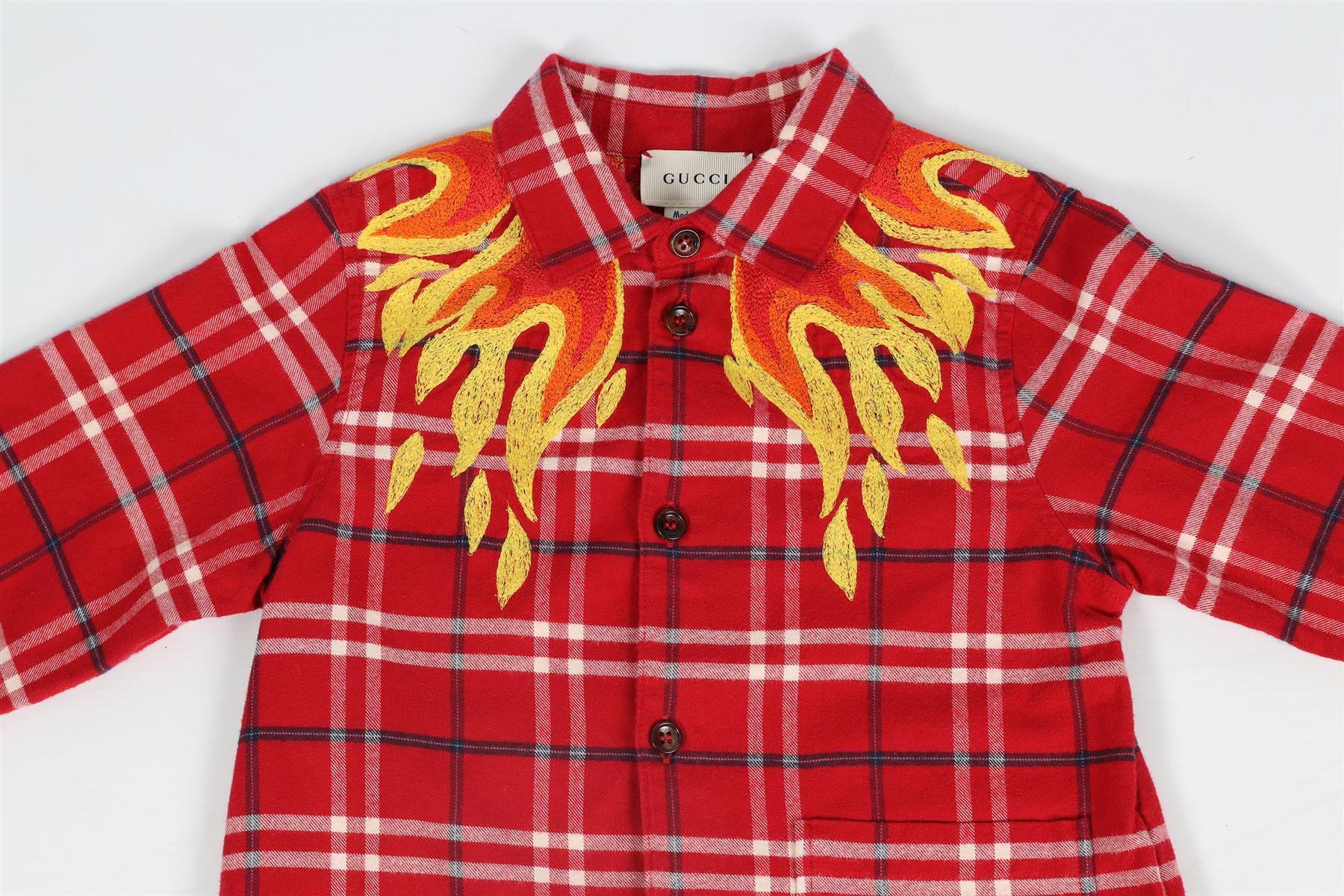 GUCCI KIDS BOYS COTTON SHIRT 4 YEARS - Image 3