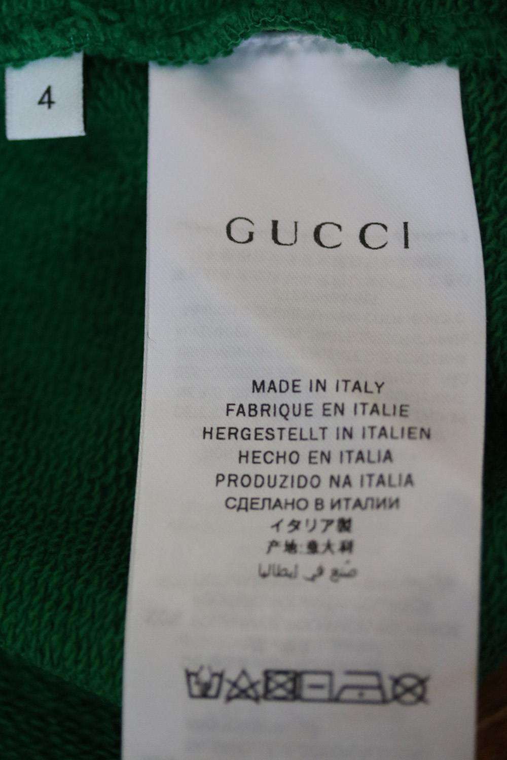 GUCCI KIDS BOYS LOGO COTTON SWEATSHIRT 4 YEARS - Image 5