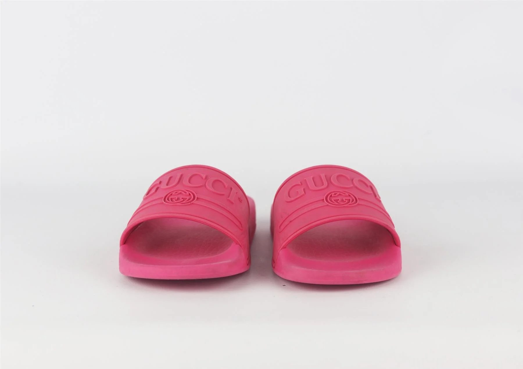 GUCCI KIDS GIRLS LOGO RUBBER SLIDES EU 28 UK 10 - Image 3