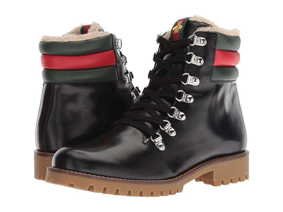GUCCI KIDS JONATHAN LEATHER ANKLE BOOTS EU 28 UK 10 - Image 2