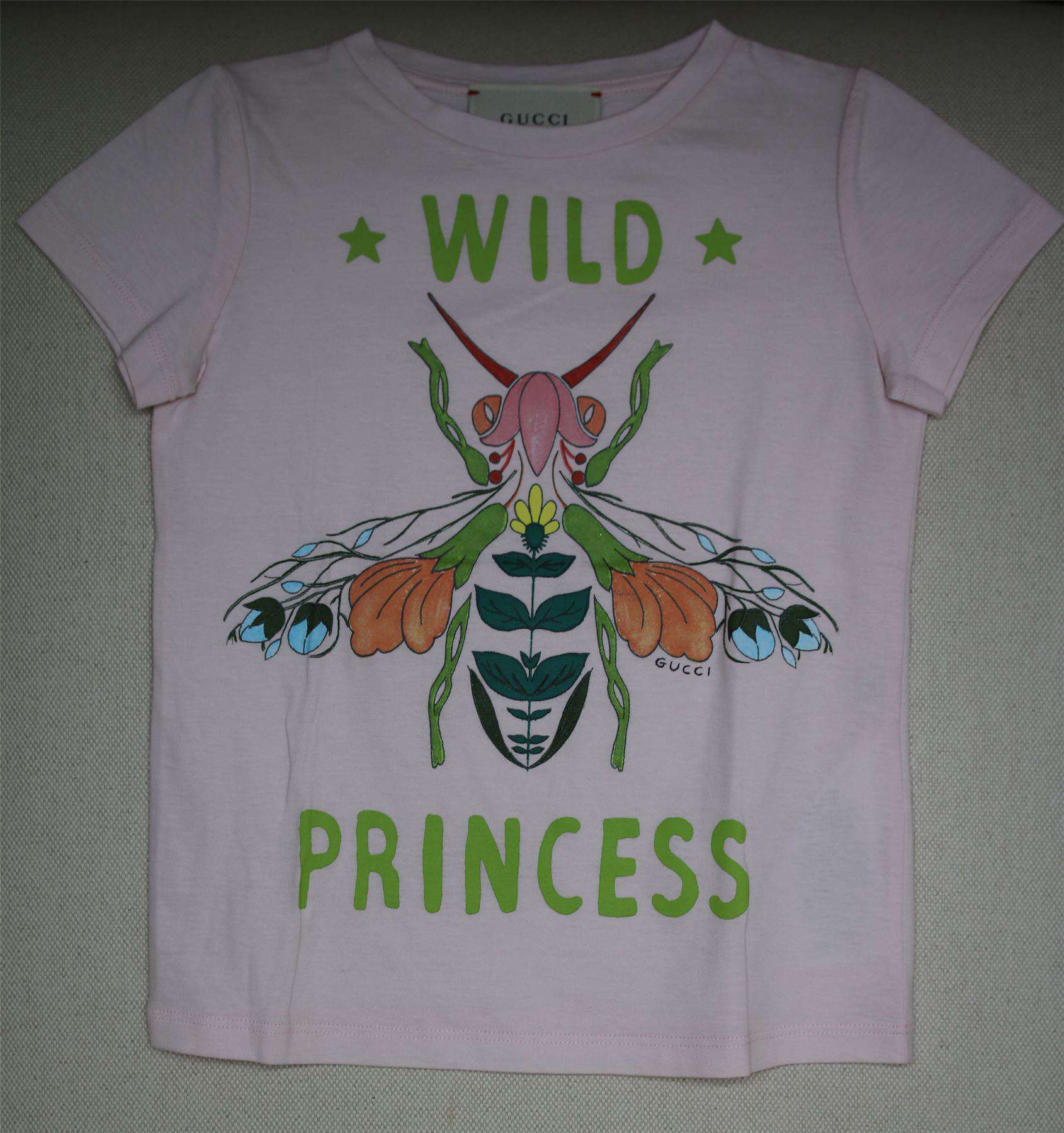 GUCCI KIDS PINK WILD PRINCESS SHIRT 5 YEARS - Image 2