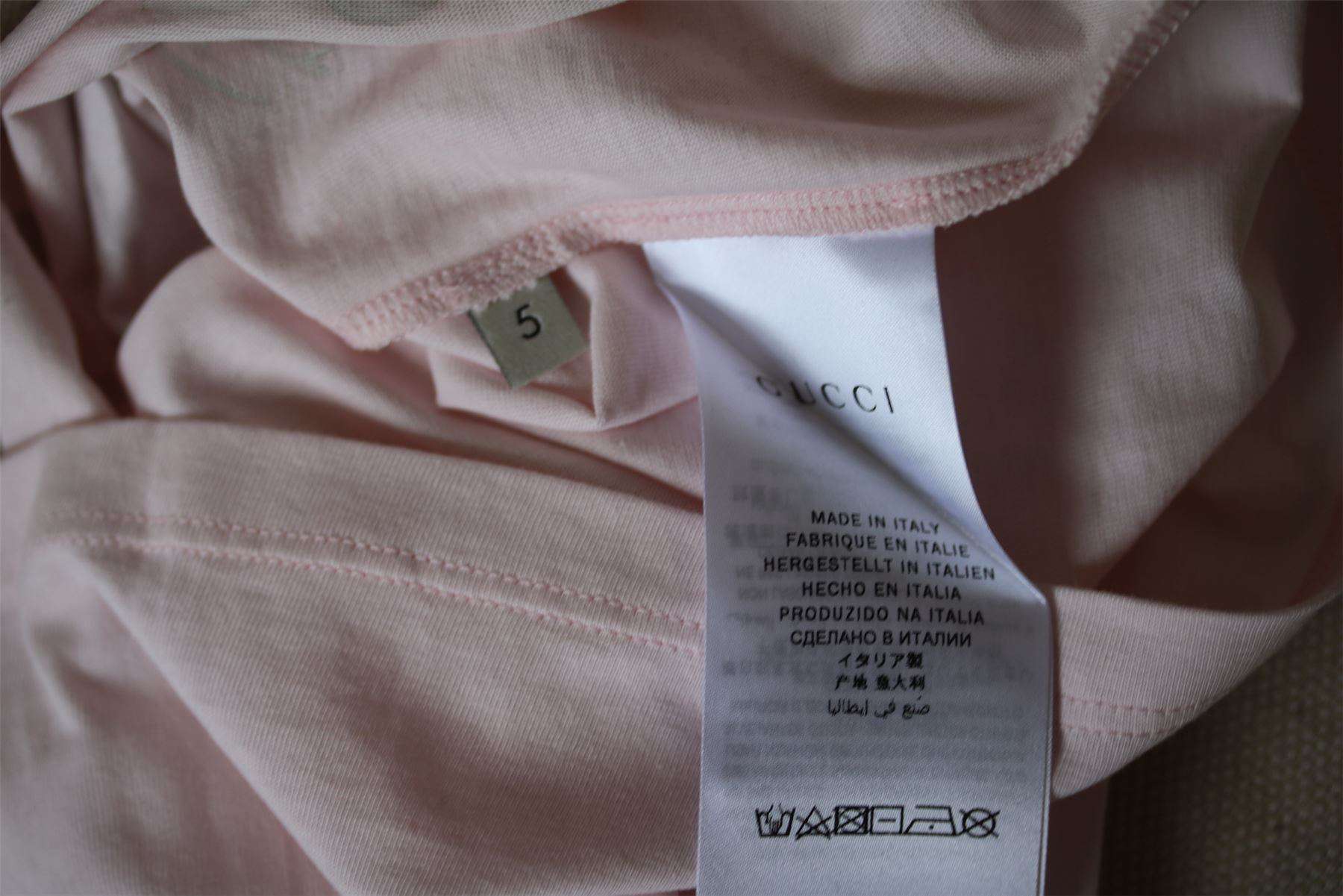 GUCCI KIDS PINK WILD PRINCESS SHIRT 5 YEARS - Image 5