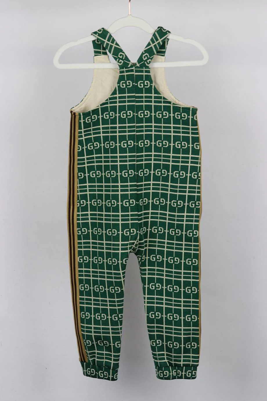 GUCCI KIDS UNISEX GG COTTON DUNGAREES 36 MONTHS - Image 3