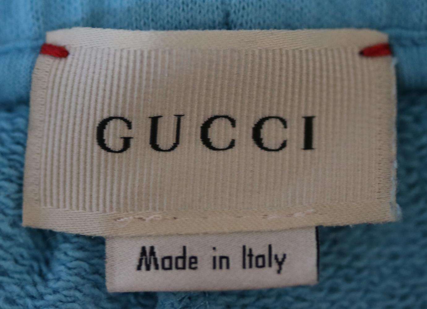 GUCCI KIDS UNISEX GG LOGO SWEATPANTS 36 MONTHS - Image 4