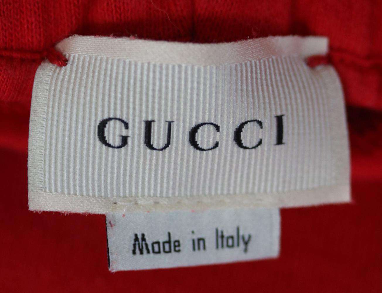 GUCCI KIDS UNISEX GG LOGO SWEATPANTS 36 MONTHS - Image 4