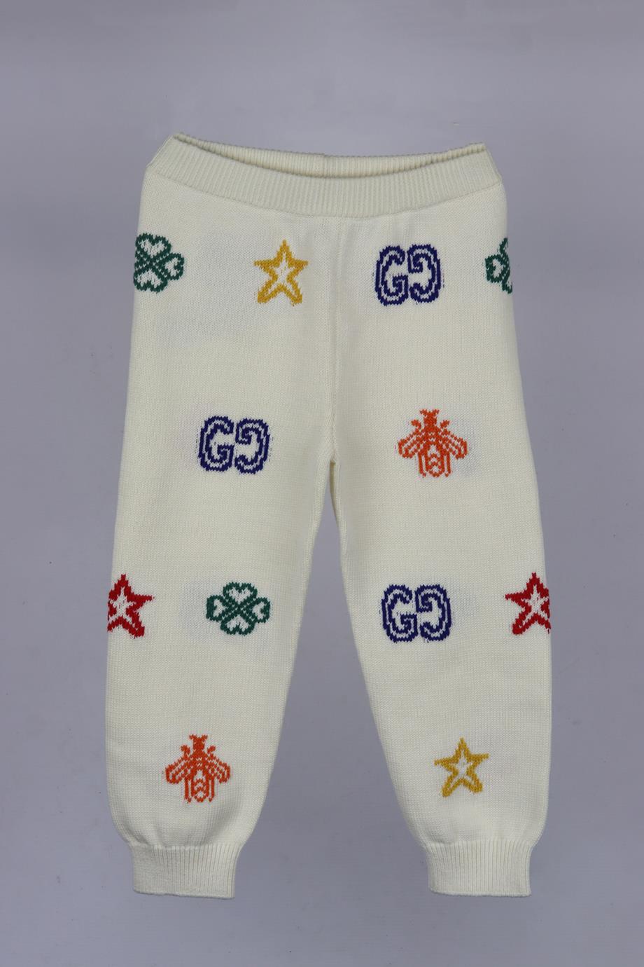 GUCCI KIDS UNISEX KNITTED PANTS 36 MONTHS - Image 2