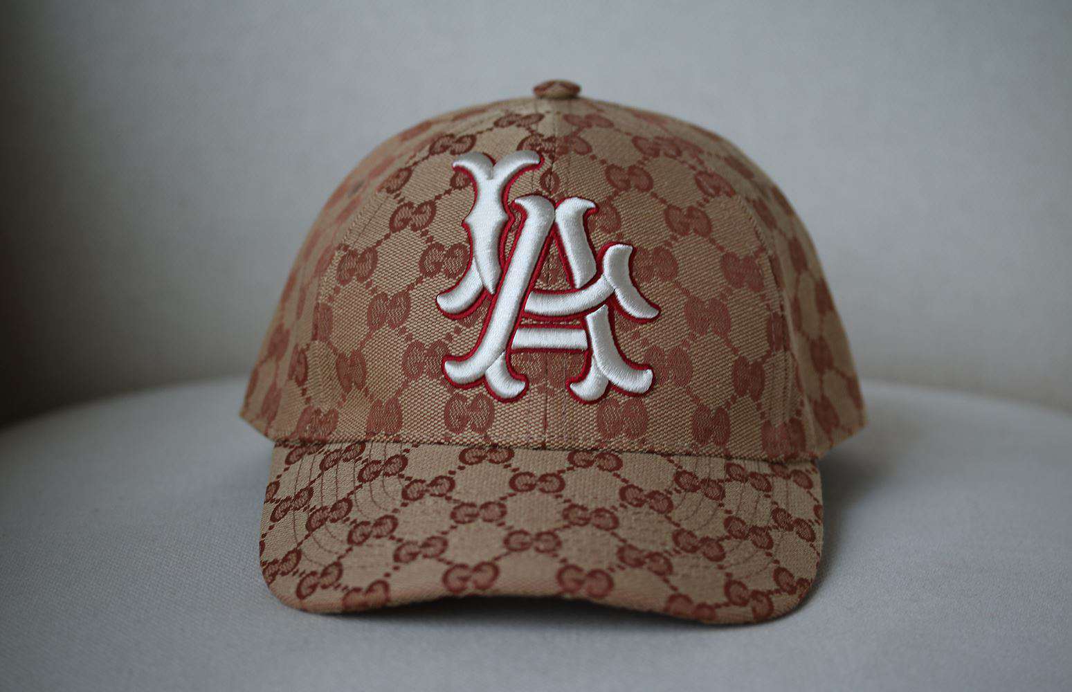 GUCCI LA ANGELS GG SUPREME BASEBALL HAT - Image 2