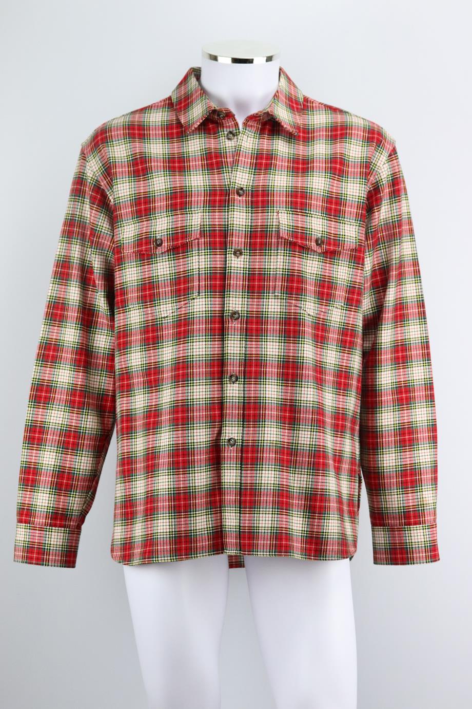 GUCCI MEN'S APPLIQUÉD CHECKED COTTON SHIRT IT 54 UK/US CHEST 44 - Image 3