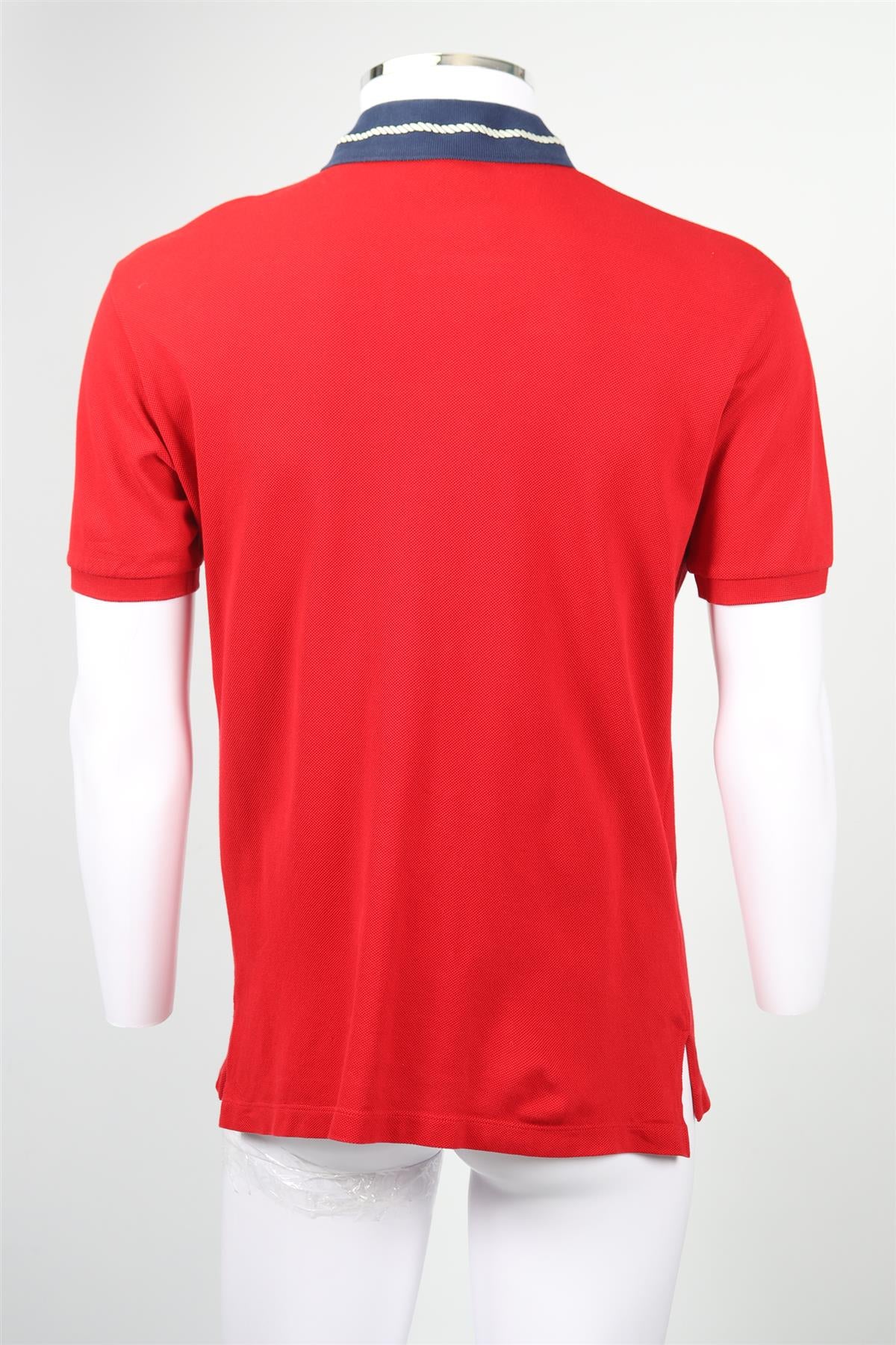 GUCCI MEN'S COTTON POLO SHIRT MEDIUM - Image 4