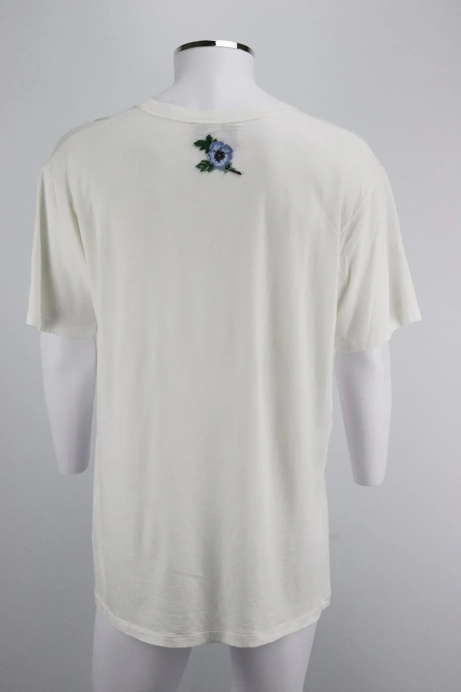 GUCCI MEN'S DISTRESSED PRINTED COTTON JERSEY T-SHIRT XLARGE - Image 3