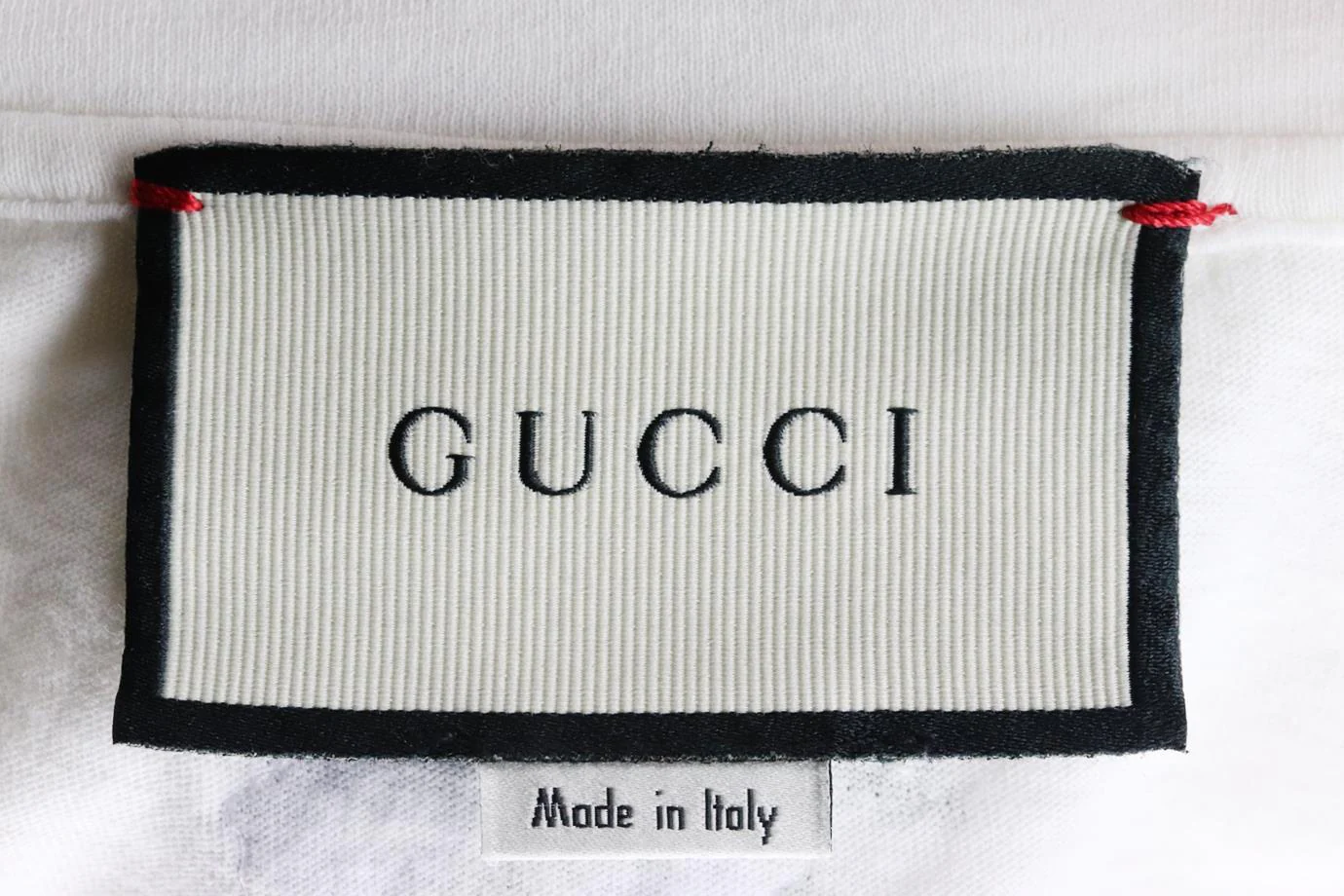 GUCCI MEN'S DISTRESSED PRINTED COTTON JERSEY T-SHIRT XLARGE - Image 4