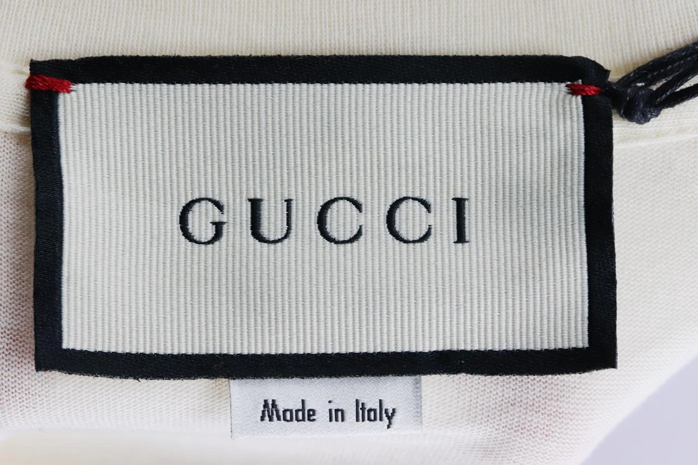 GUCCI MEN'S EMBROIDERED COTTON JERSEY T-SHIRT XSMALL - Image 4