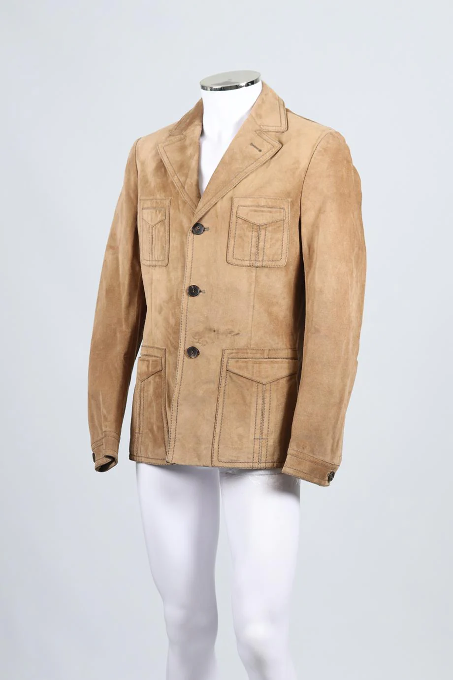 GUCCI MEN'S SUEDE JACKET IT 50 UK/US CHEST 40 - Image 3