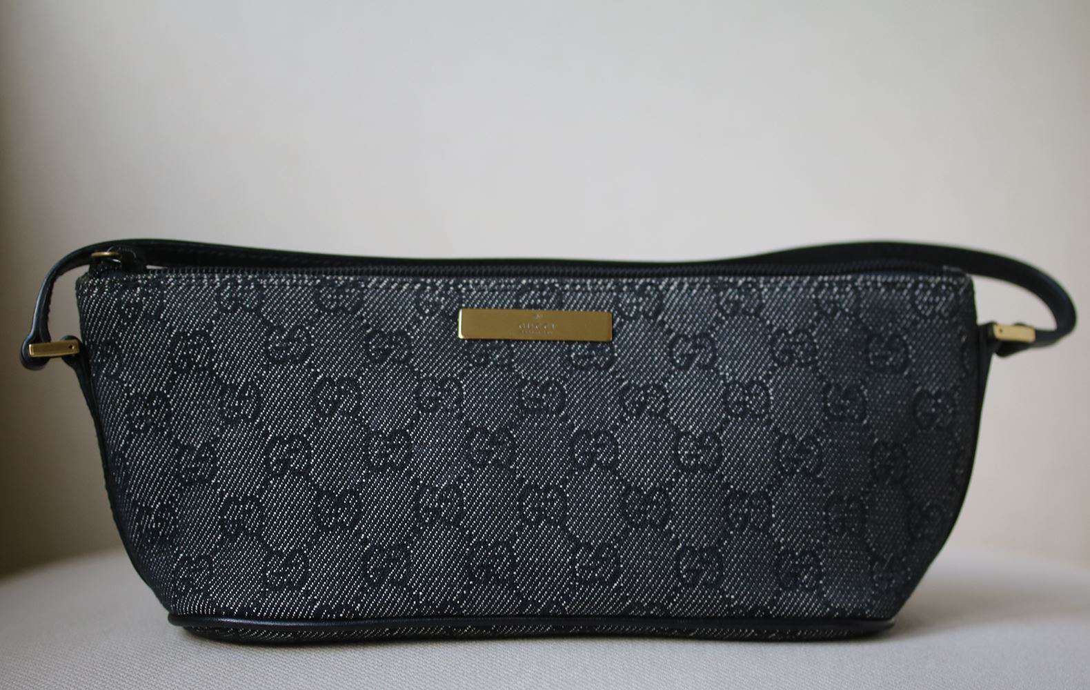 GUCCI MONOGRAM CANVAS POCHETTE BAG - Image 2