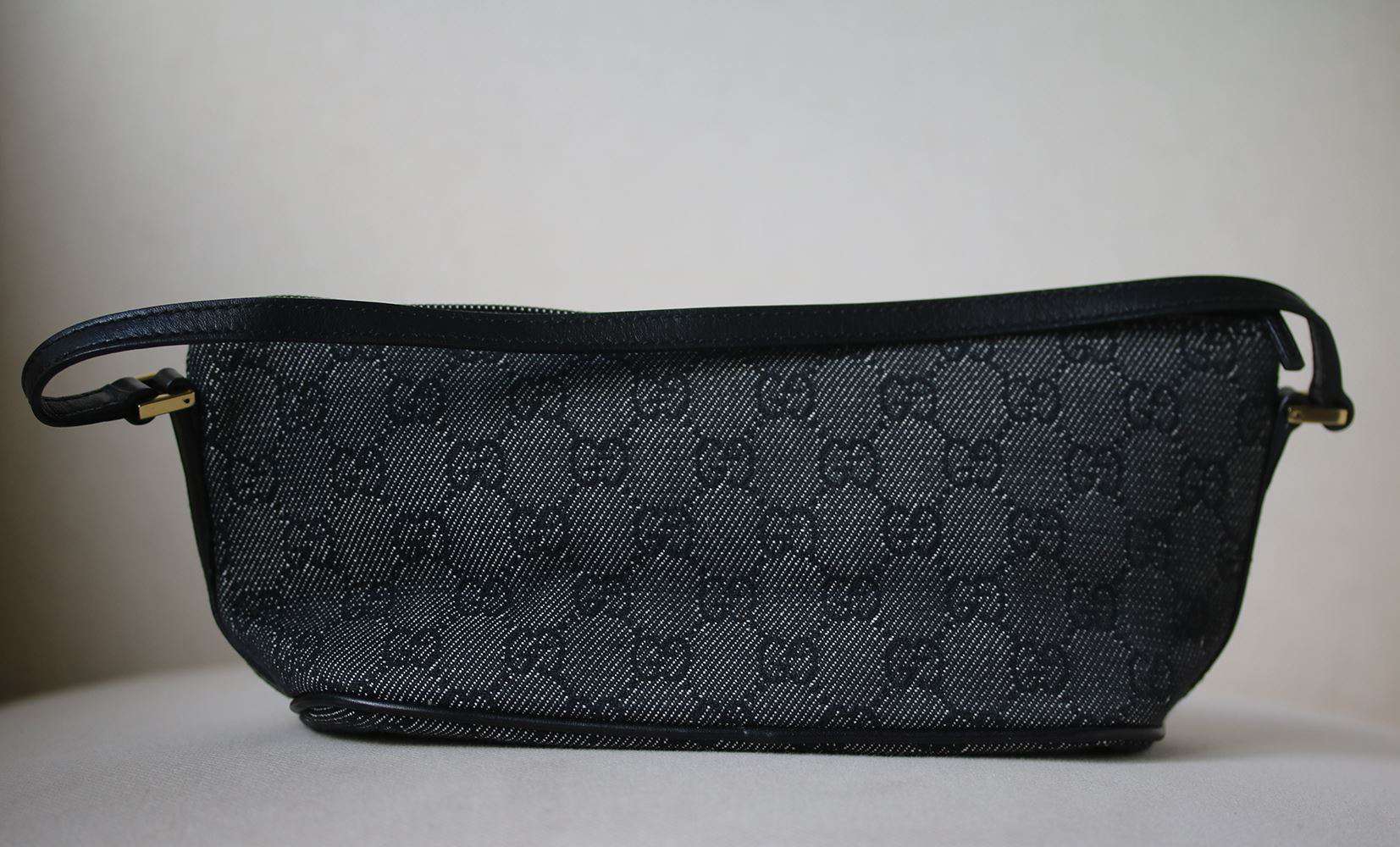 GUCCI MONOGRAM CANVAS POCHETTE BAG - Image 4