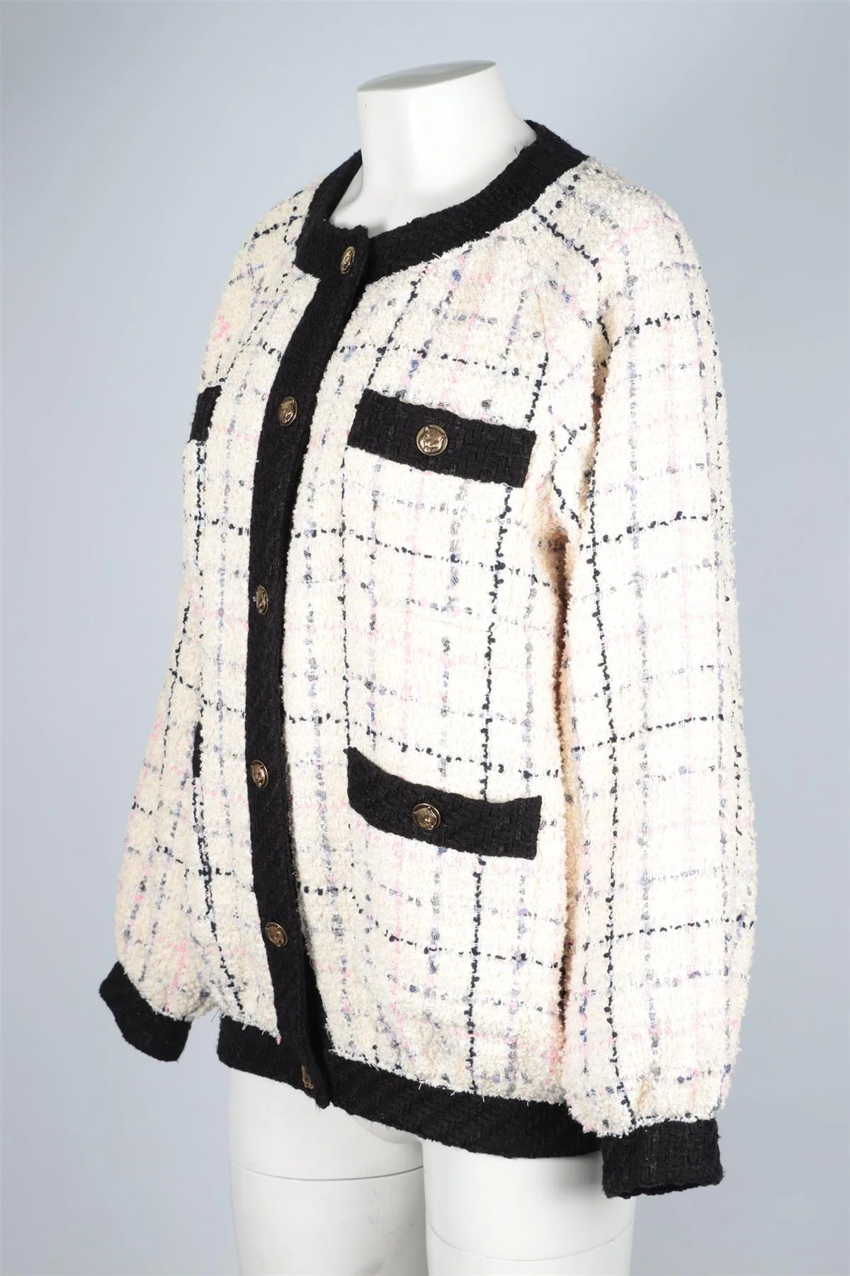 GUCCI MULTI 2022 TWEED JACKET IT 36 UK 4 - Image 3