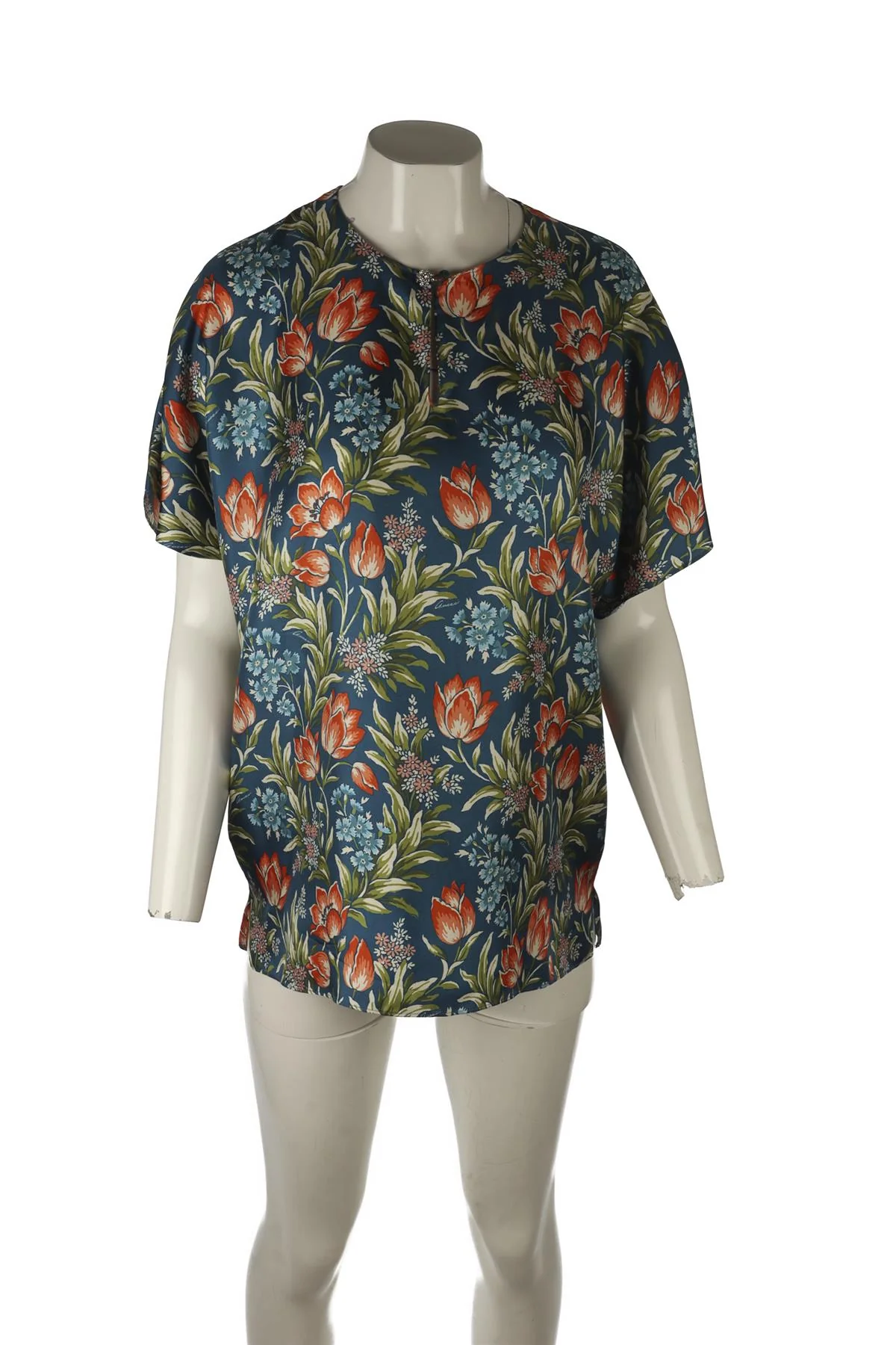 GUCCI MULTI NOJUM SILK TOP IT 46 UK 14 - Image 2