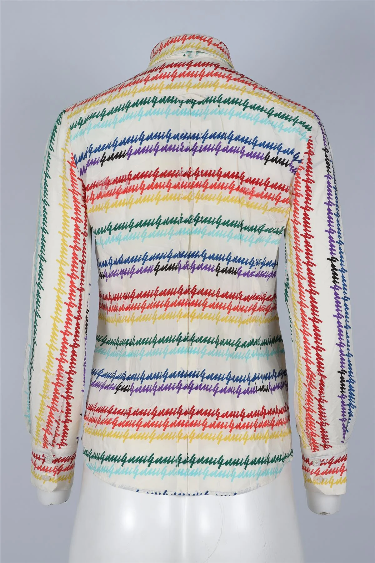 GUCCI MULTICOLOUR SILK SHIRT IT 38 UK 6 - Image 4