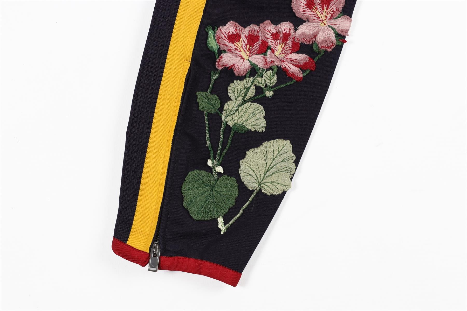 GUCCI NAVY COTTON SKINNY PANTS IT 36 UK 4 - Image 3