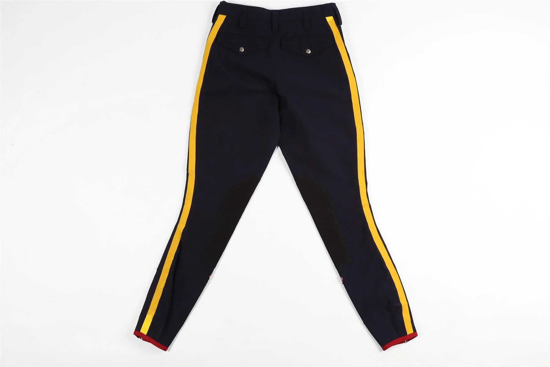 GUCCI NAVY COTTON SKINNY PANTS IT 36 UK 4 - Image 4