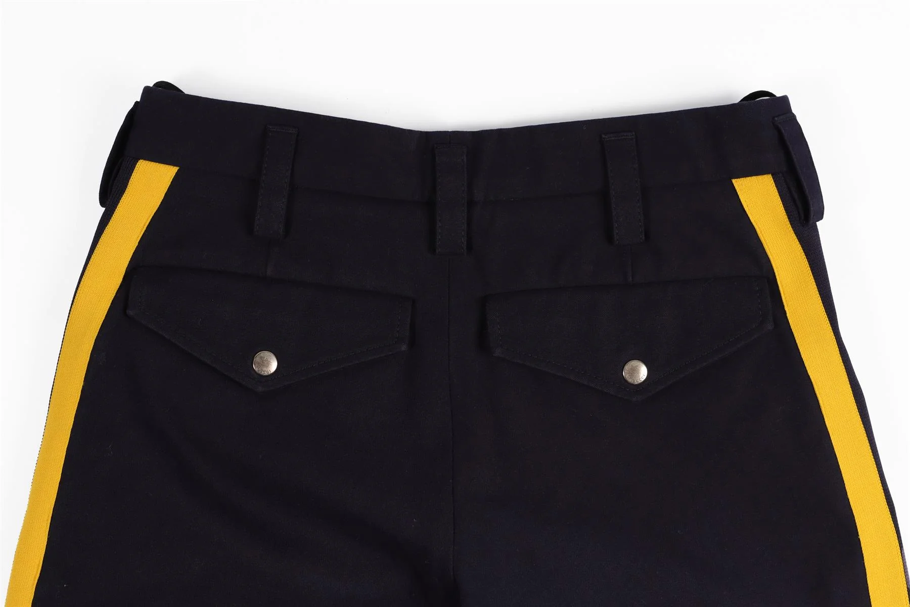 GUCCI NAVY COTTON SKINNY PANTS IT 36 UK 4 - Image 5