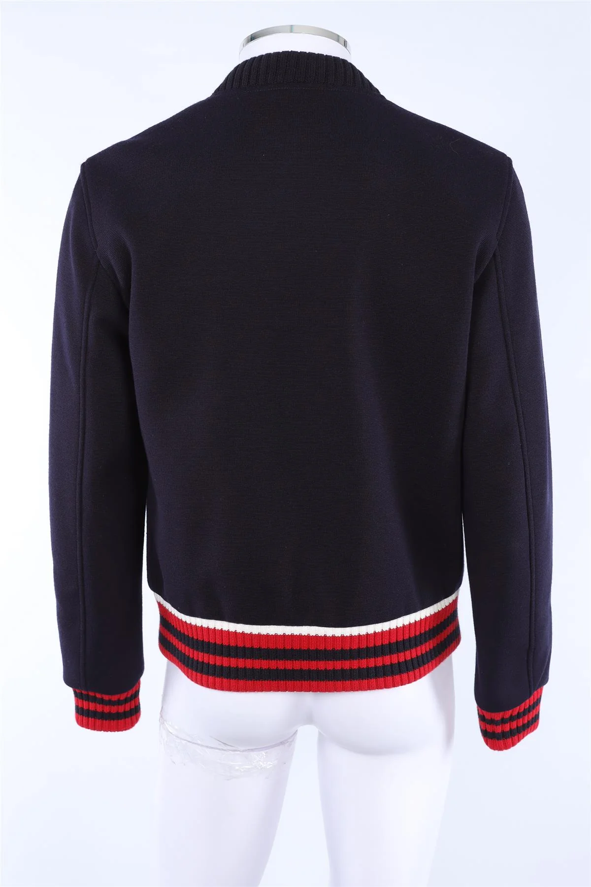 GUCCI NAVY MEN'S COTTON JACKET IT 50 UK/US 40 - Image 4