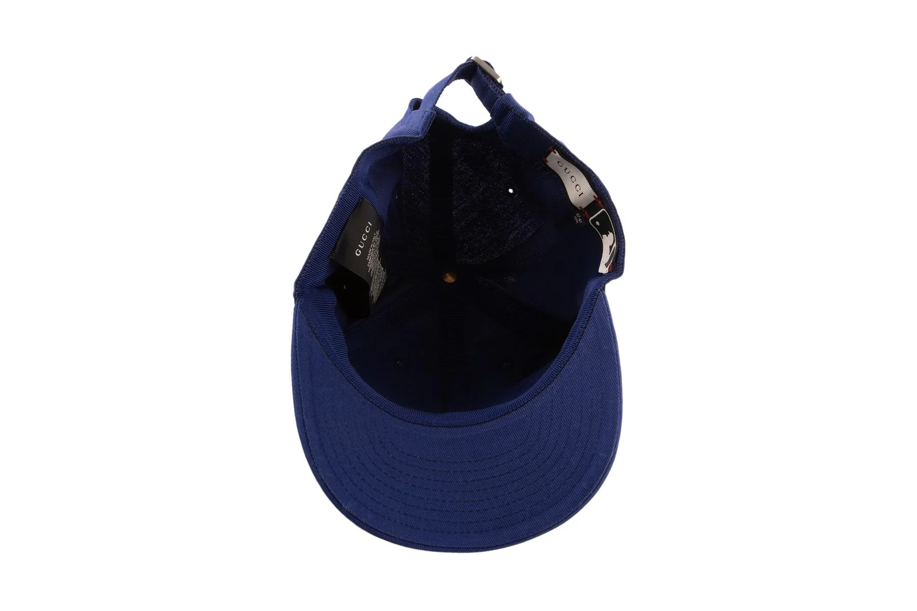 GUCCI + NEW YORK YANKEES BLUE COTTON BASEBALL CAP 57-61 CM - Image 6