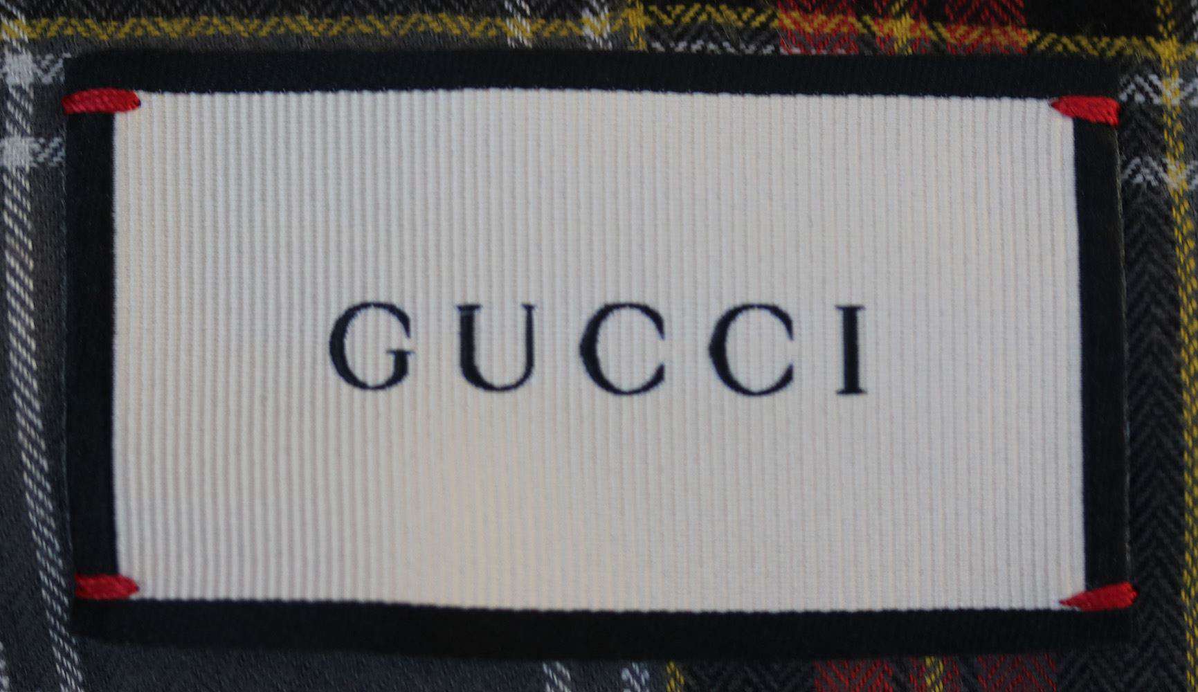 GUCCI OVERSIZED EMBELLISHED APPLIQUÉD DENIM JACKET IT 38 UK 6 - Image 6