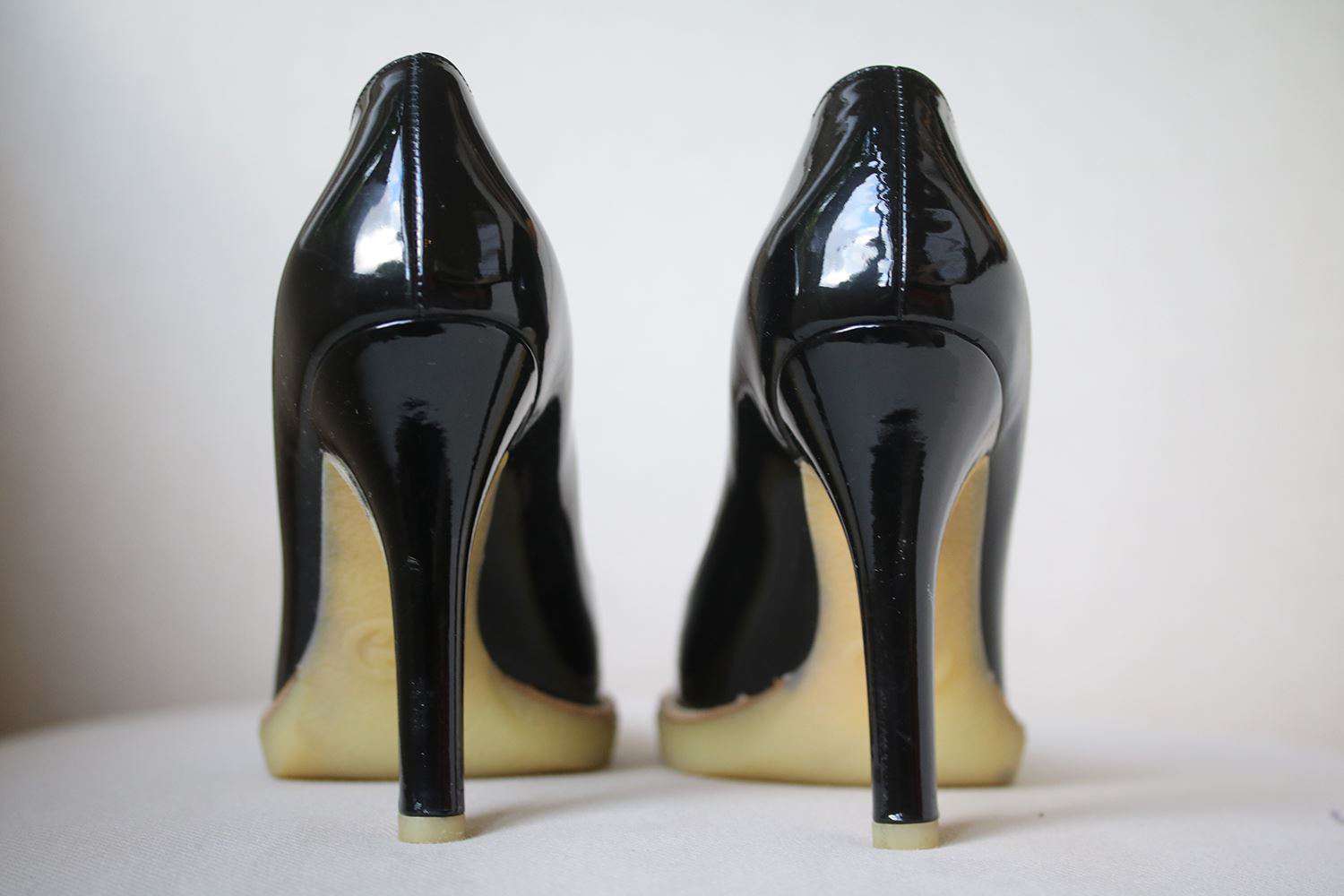 GUCCI PATENT LEATHER PUMPS EU 37 UK 4 US 7 - Image 3
