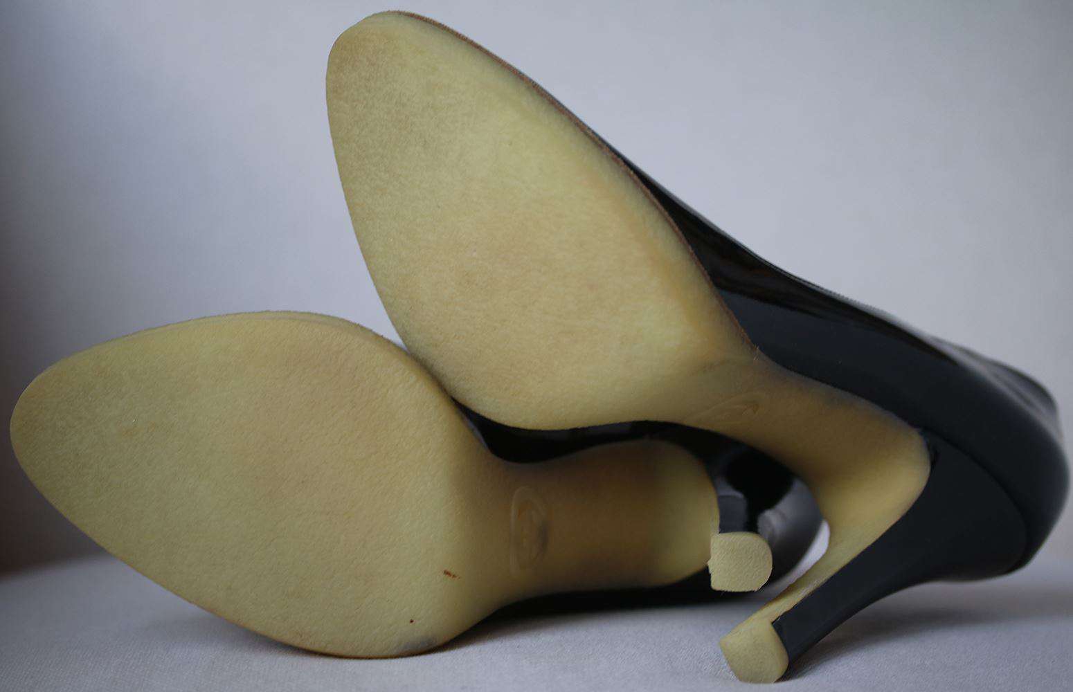 GUCCI PATENT LEATHER PUMPS EU 37 UK 4 US 7 - Image 4