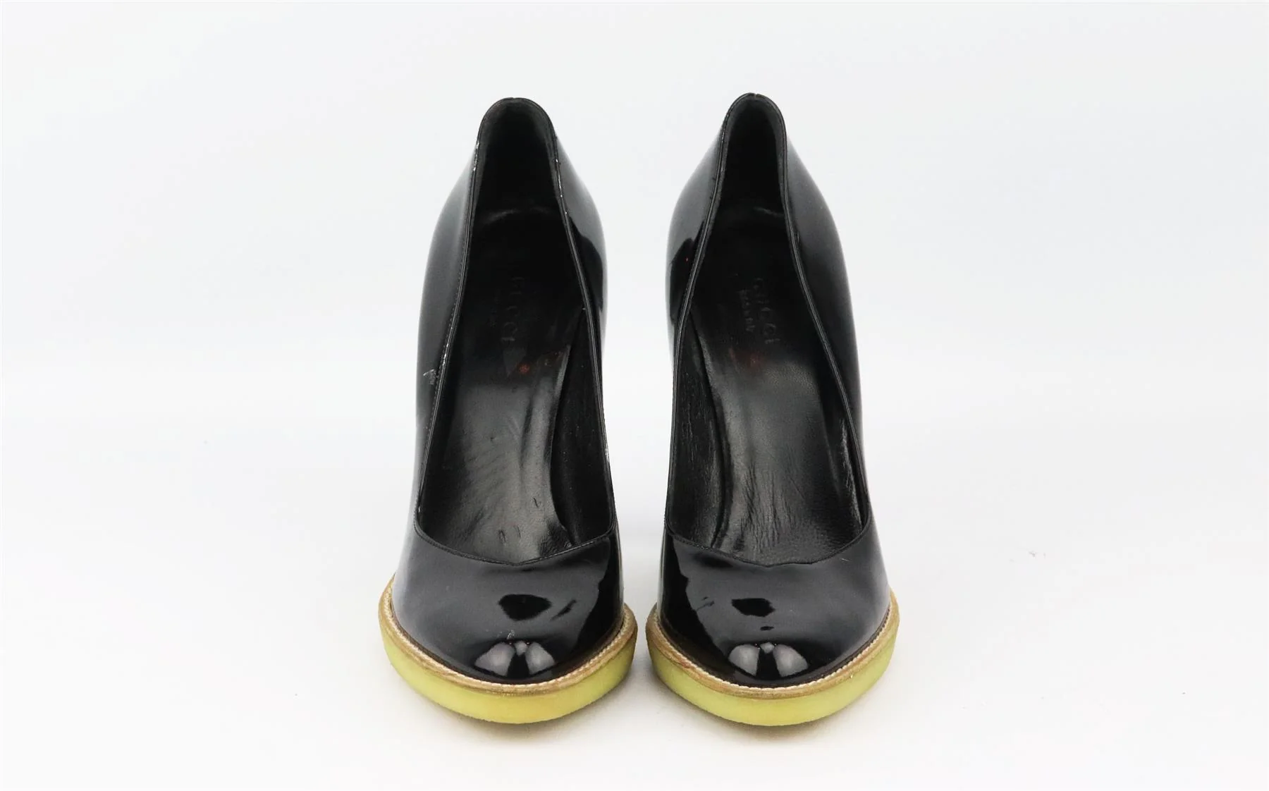 GUCCI PATENT LEATHER PUMPS EU 37 UK 4 US 7 - Image 4