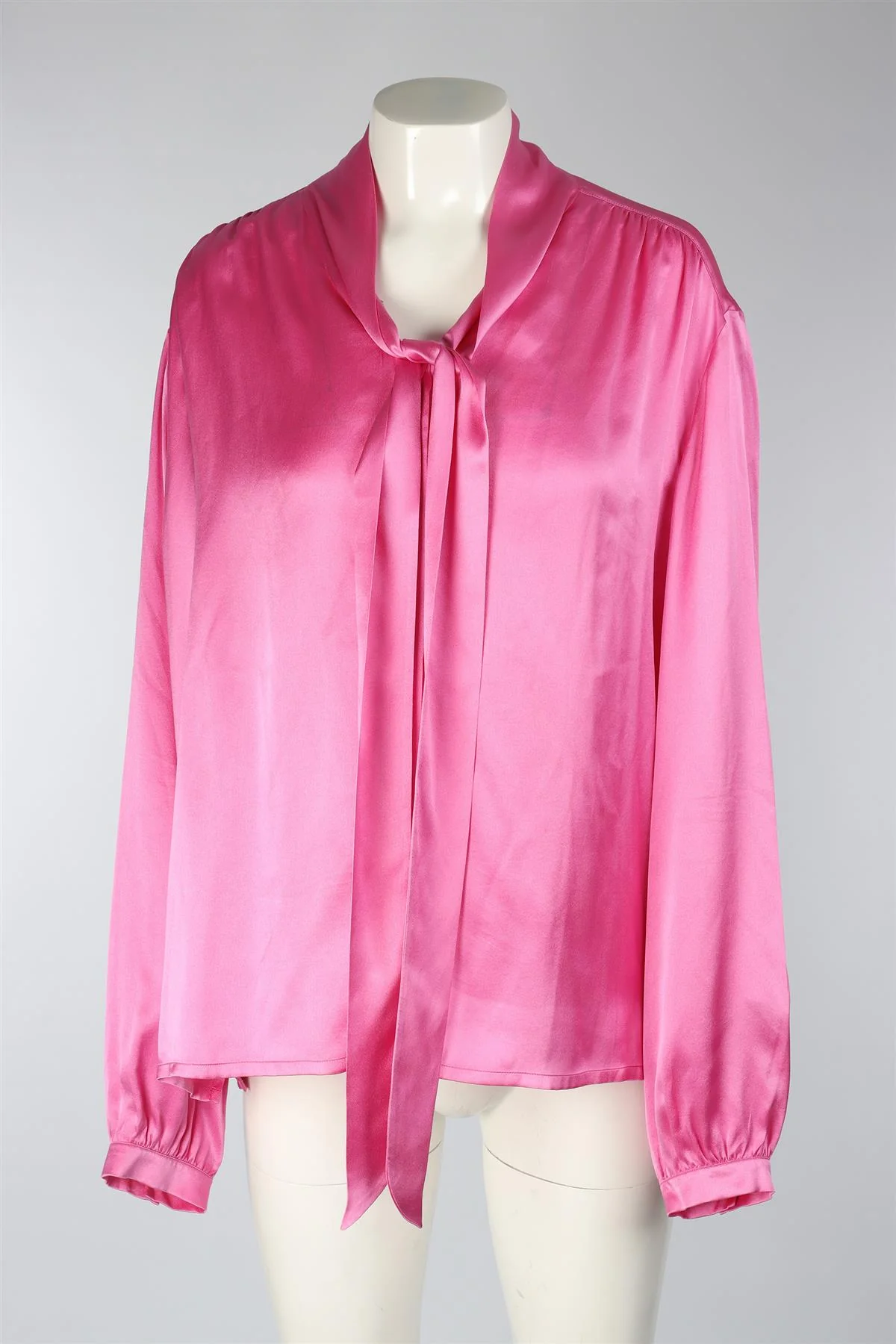 GUCCI PINK SILK TOP IT 46 UK 14 - Image 2