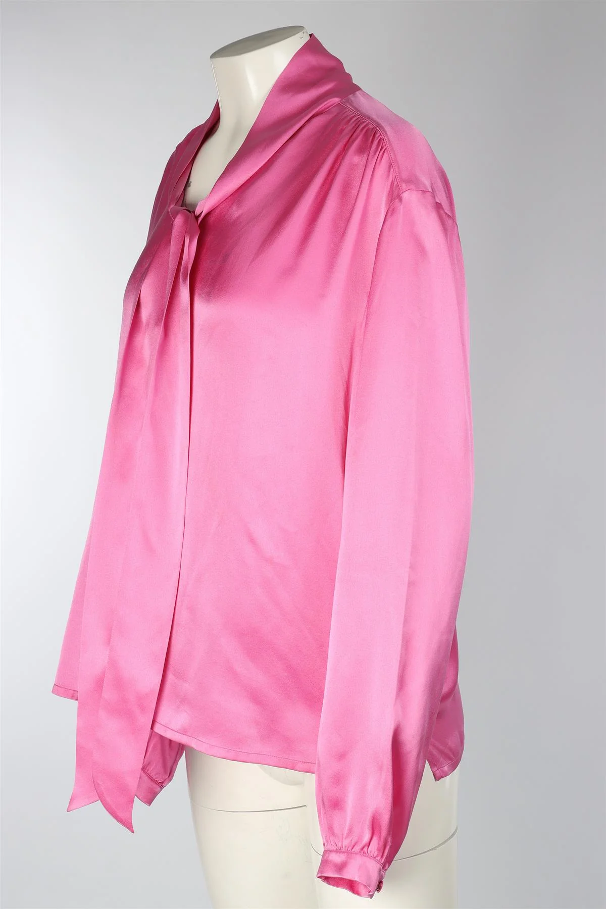 GUCCI PINK SILK TOP IT 46 UK 14 - Image 3