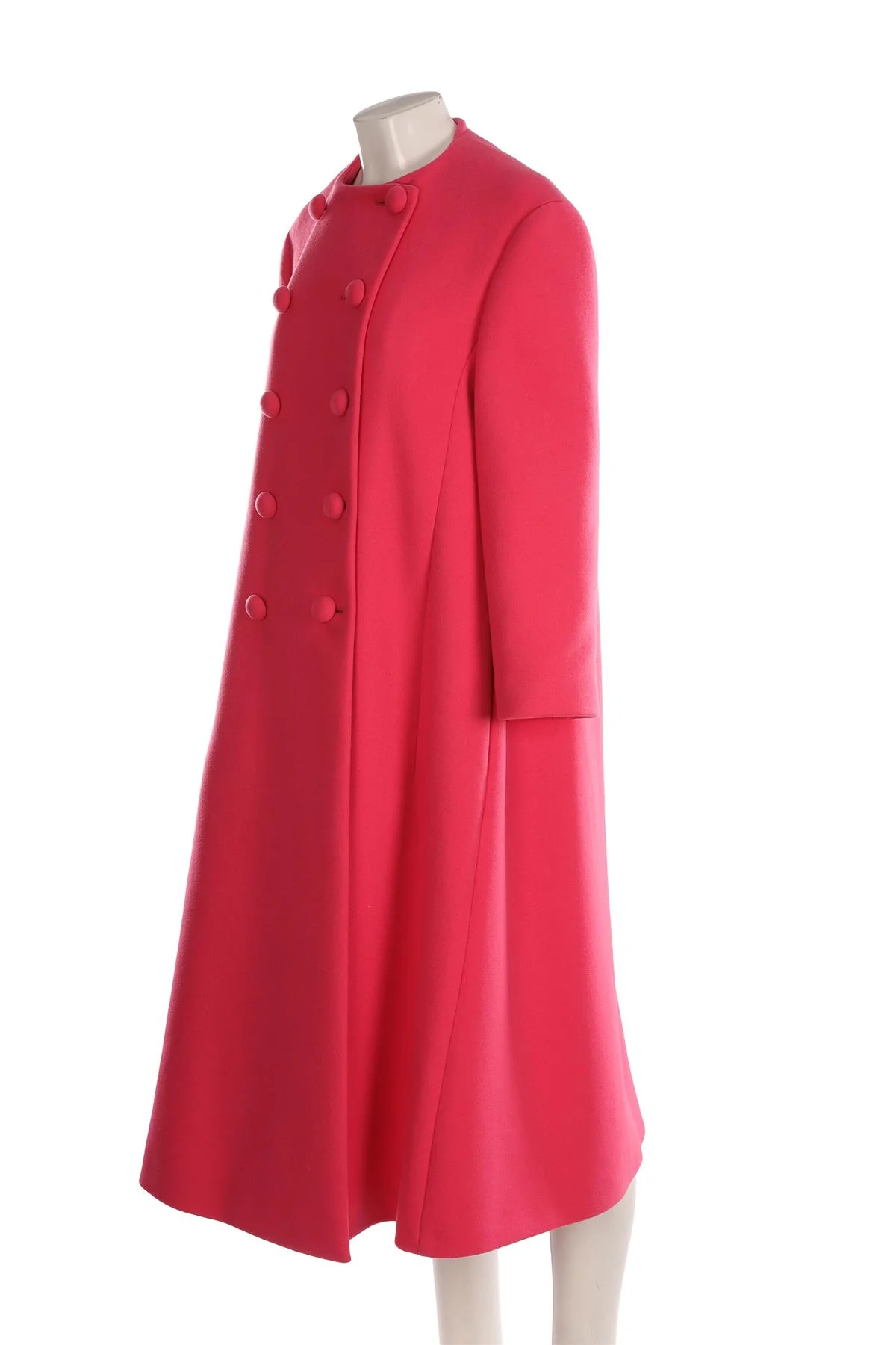 GUCCI PINK WOOL COAT IT 44 UK 12 - Image 3
