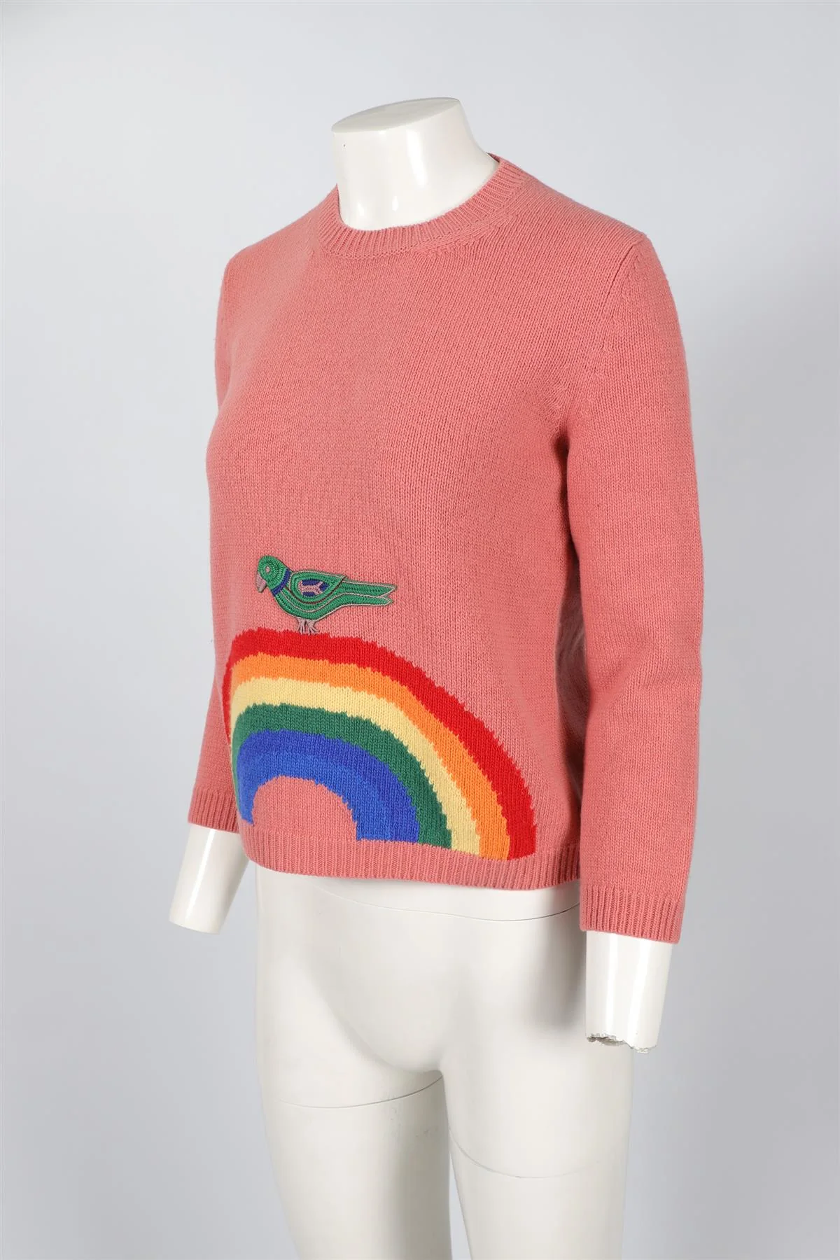 GUCCI PINK WOOL SWEATER MEDIUM - Image 3