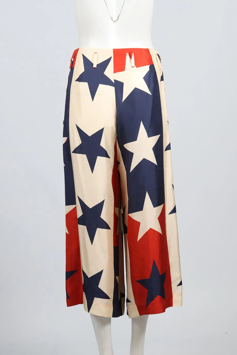 GUCCI PLEATED TWILL CULOTTES IT 40 UK 8 - Image 4