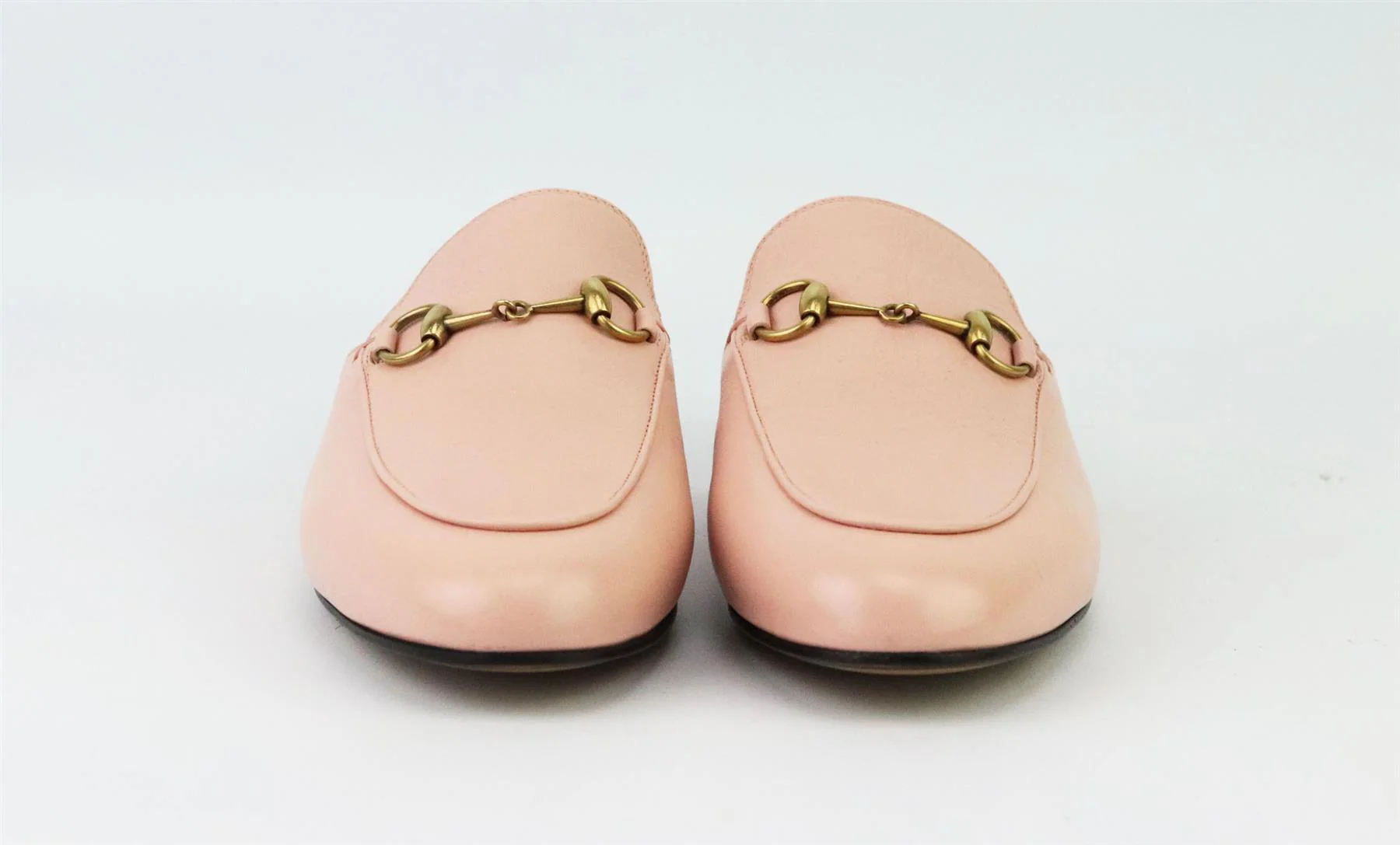 GUCCI PRINCETOWN HORSEBIT DETAILED LEATHER SLIPPERS EU 38 UK 5 US 8 - Image 3