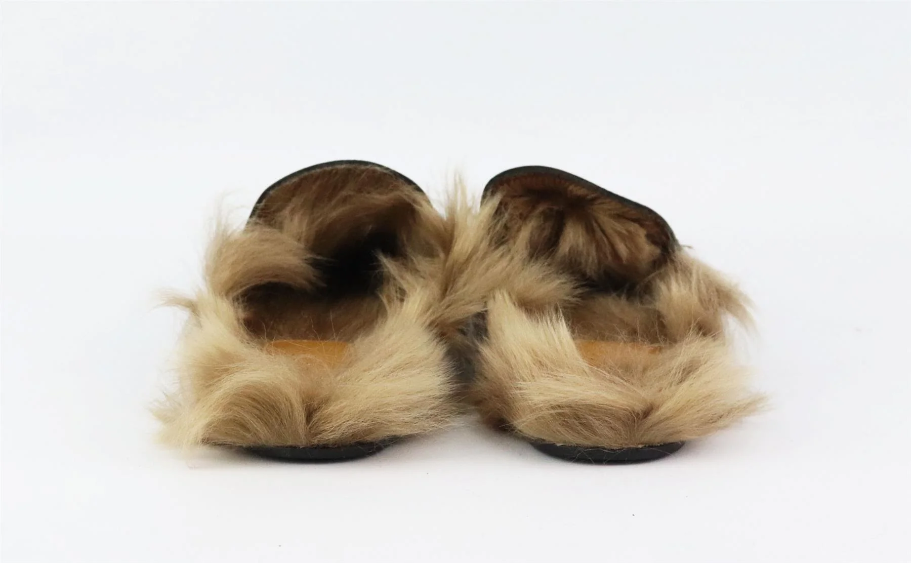 GUCCI PRINCETOWN SHEARLING LINED EMBELLISHED LEATHER SLIPPERS EU 38 UK 5 US 8 - Image 4