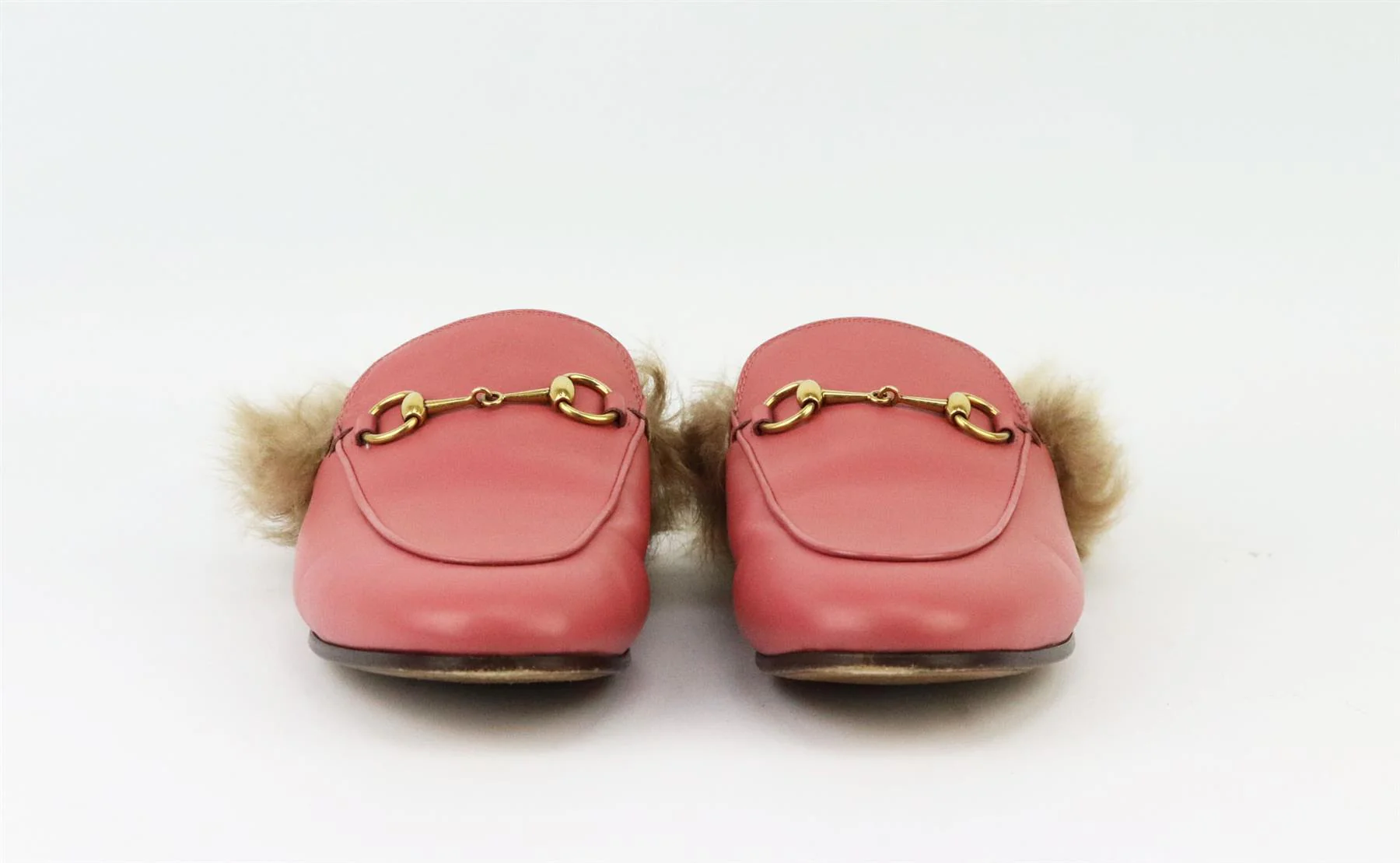 GUCCI PRINCETOWN SHEARLING LINED LEATHER SLIPPERS EU 38 UK 5 US 8 - Image 3