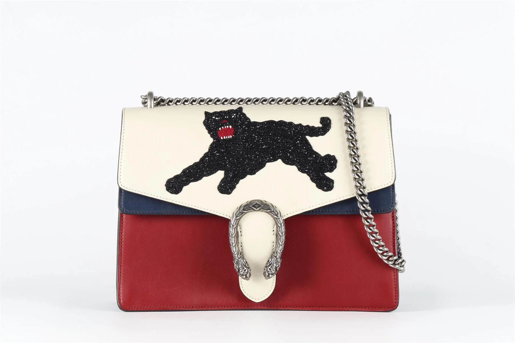 GUCCI RED DIONYSUS MEDIUM LEATHER SHOULDER BAG - Image 2