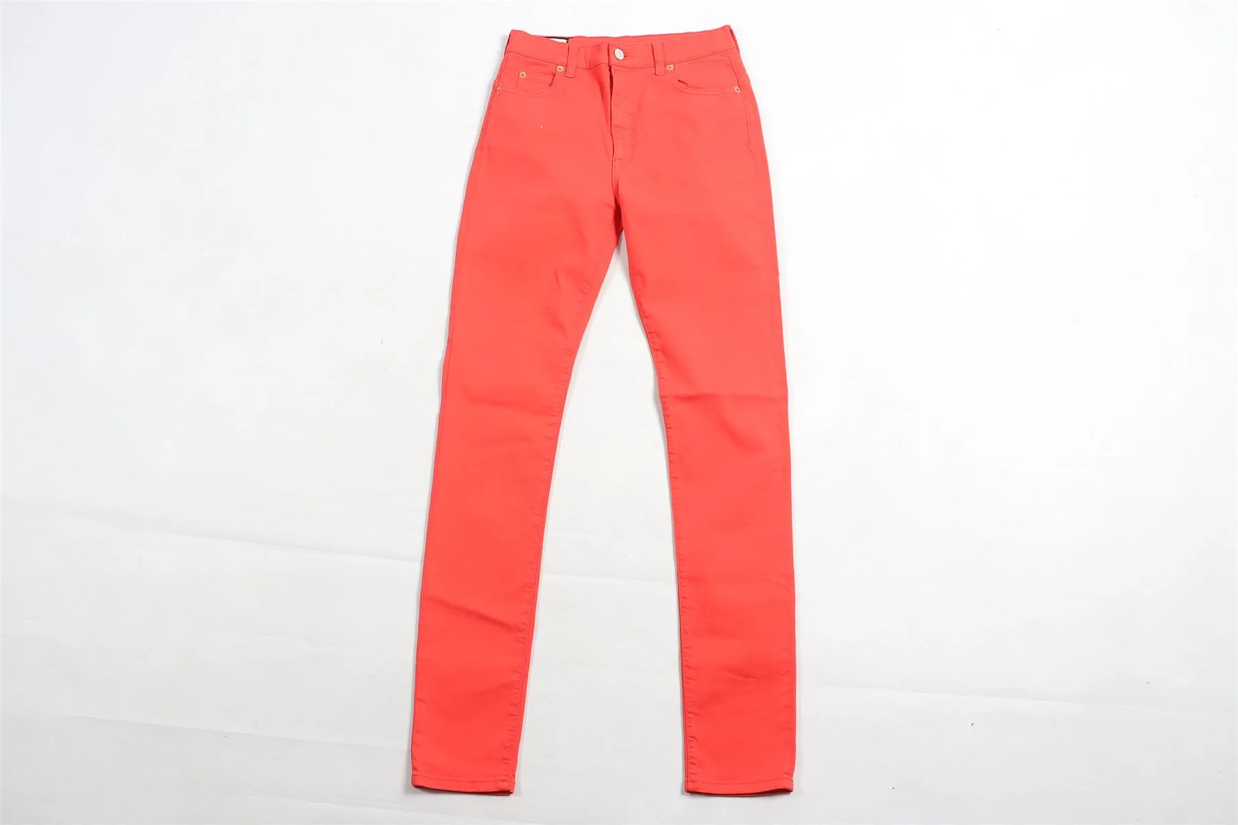 GUCCI RED HIGH RISE SKINNY JEANS W25 UK 6-8 - Image 2